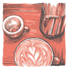 illustration, specialty coffee branding