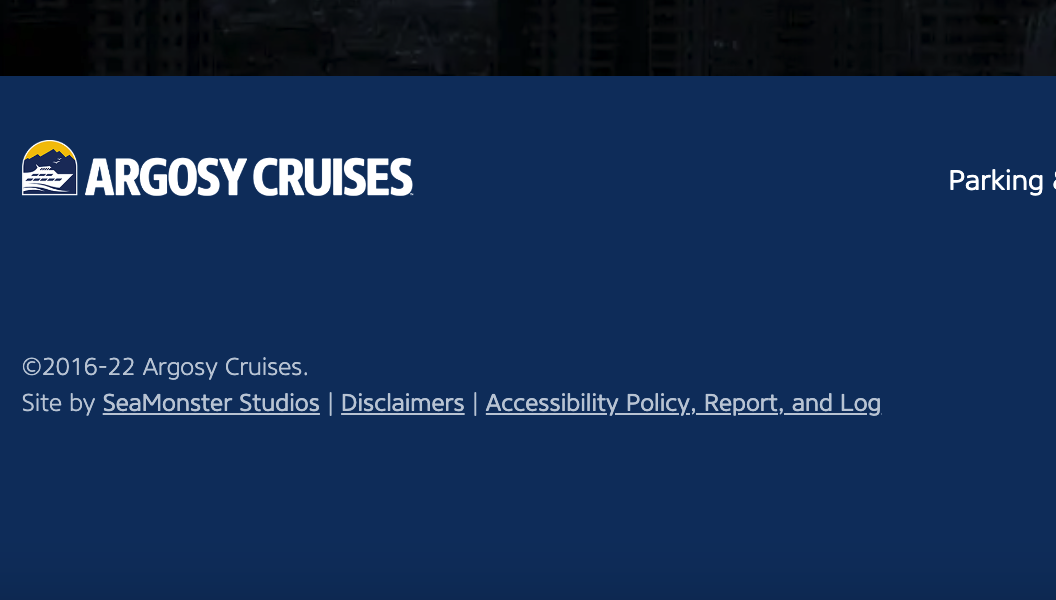 Argosy Cruises ⋆ SeaMonster Studios